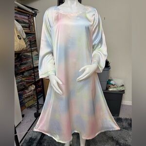 Ladies silk Long A-line dress/ maxi/ top